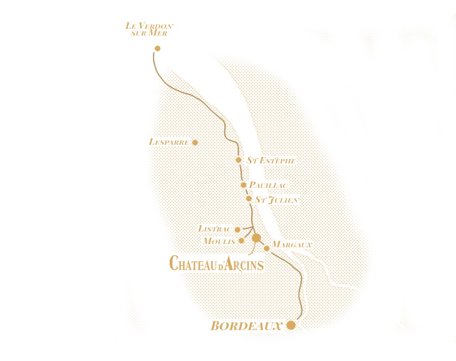 Map: la Route des Grands Vins